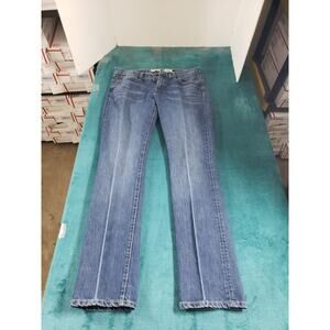 Gap Jeans Size 6 Womens Blue Denim Ladies Pants Mid Rise Boy Cut Straight